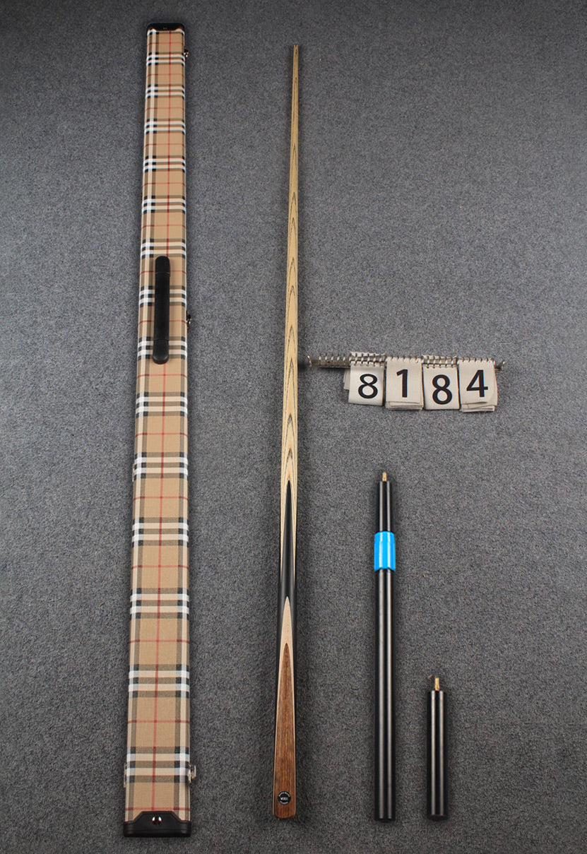 1 piece ash snooker cue # 8184 WOODS CUES
