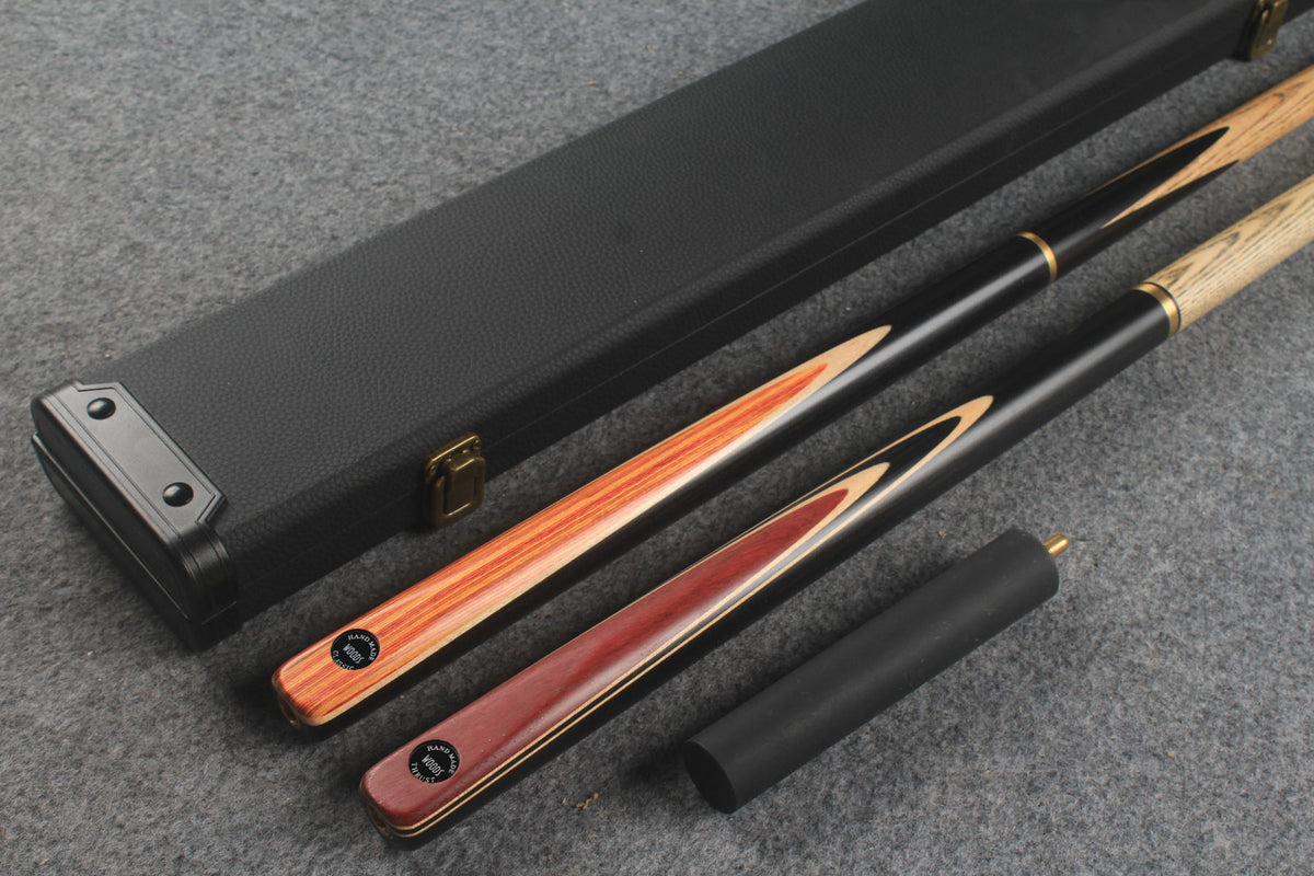 3/4 ASH english pool cue + break cue + case # 819