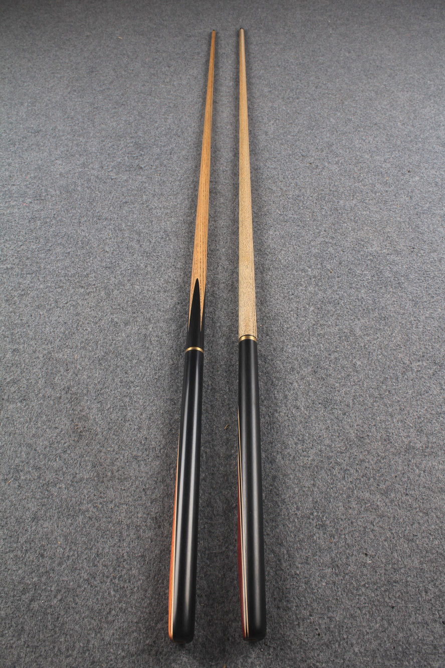 3/4 ASH english pool cue + break cue + case # 819