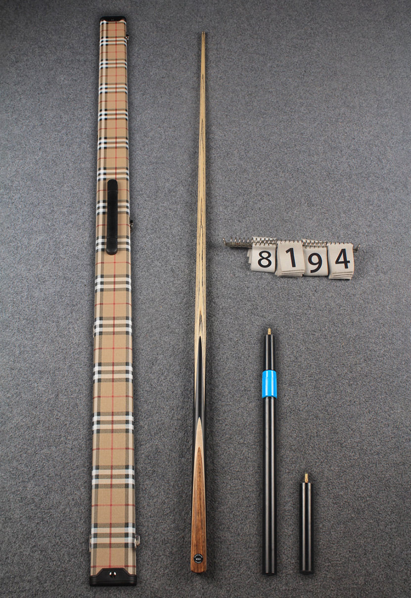 1 piece ash snooker cue # 8194 WOODS CUES