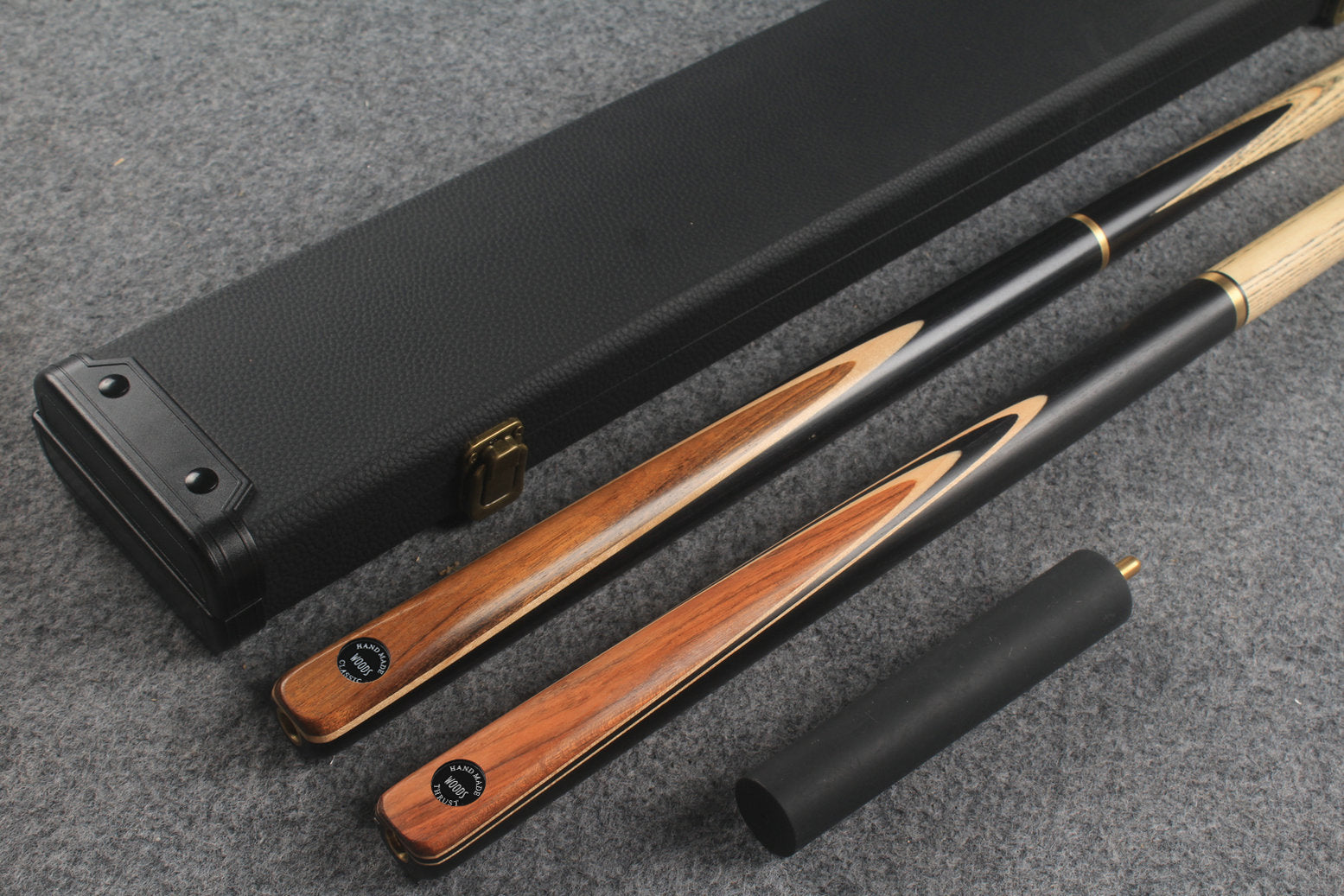 3/4 ASH english pool cue + break cue + case # 821