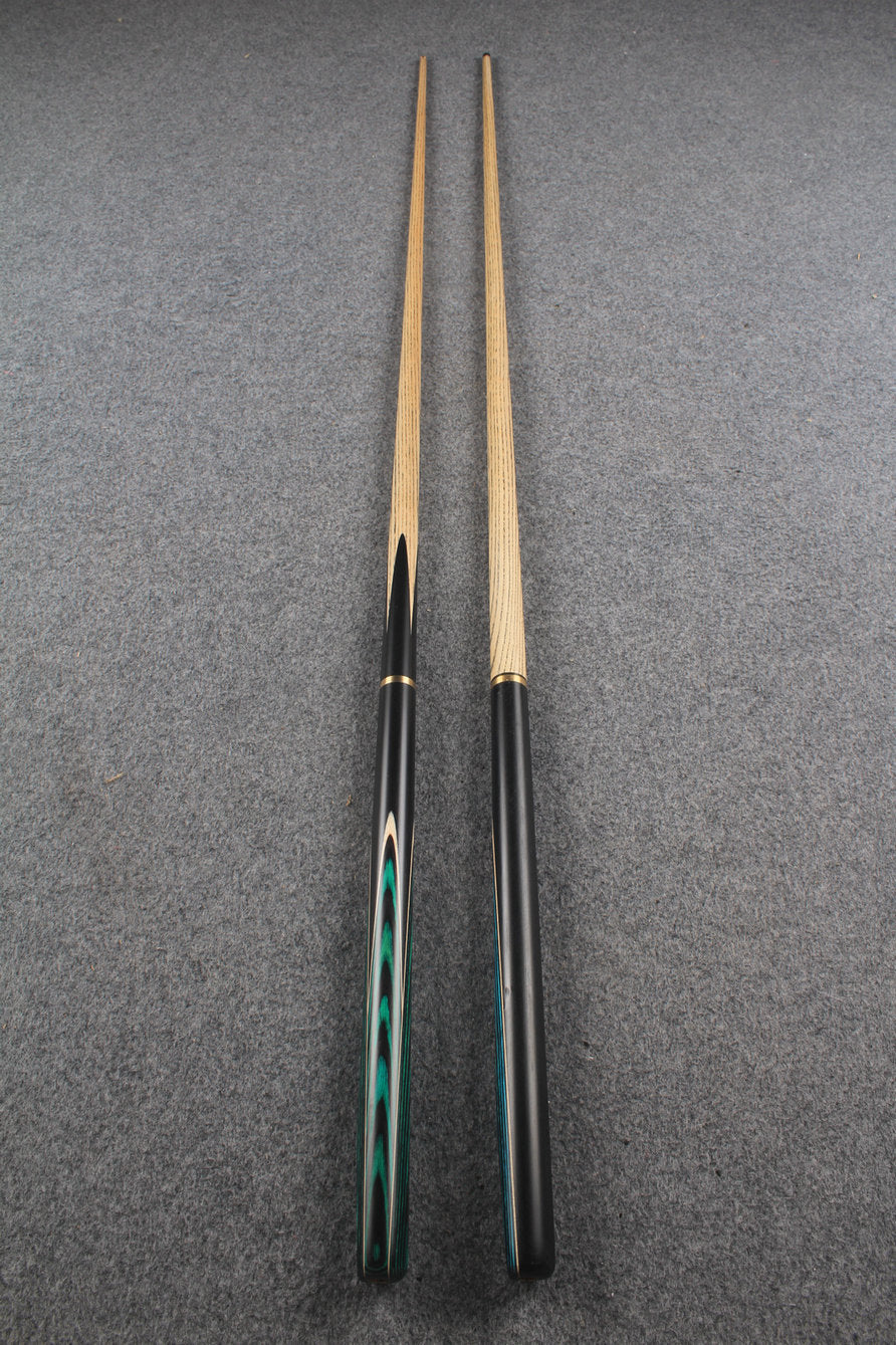 3/4 ASH english pool cue + break cue + case # 823