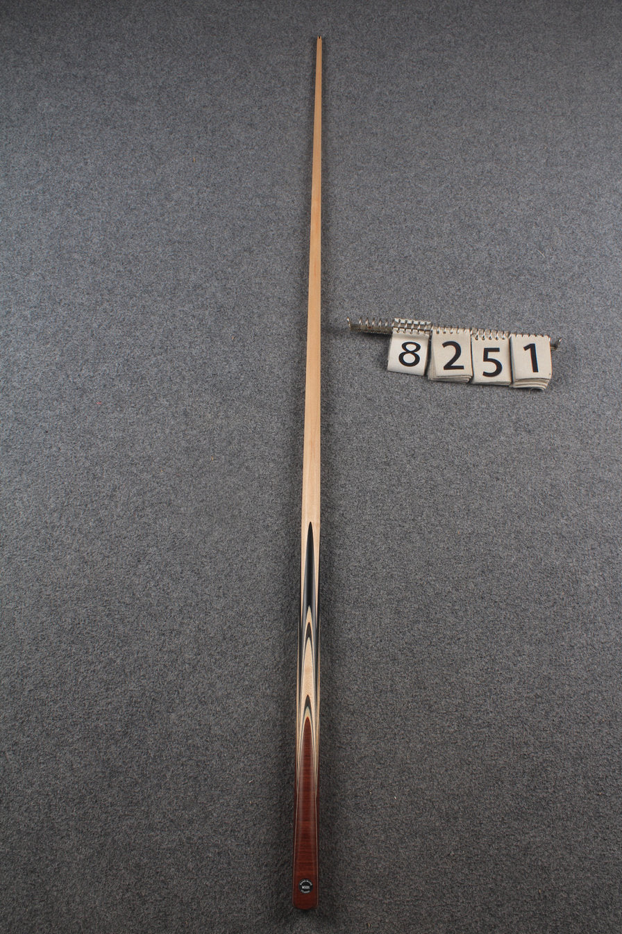 1 piece maple snooker cue # 8251 WOODS CUES