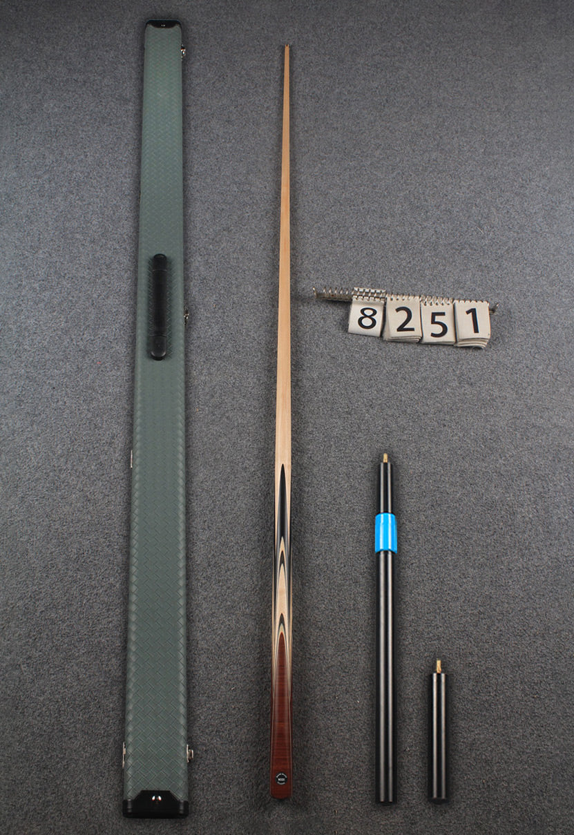 1 piece maple snooker cue # 8251 WOODS CUES