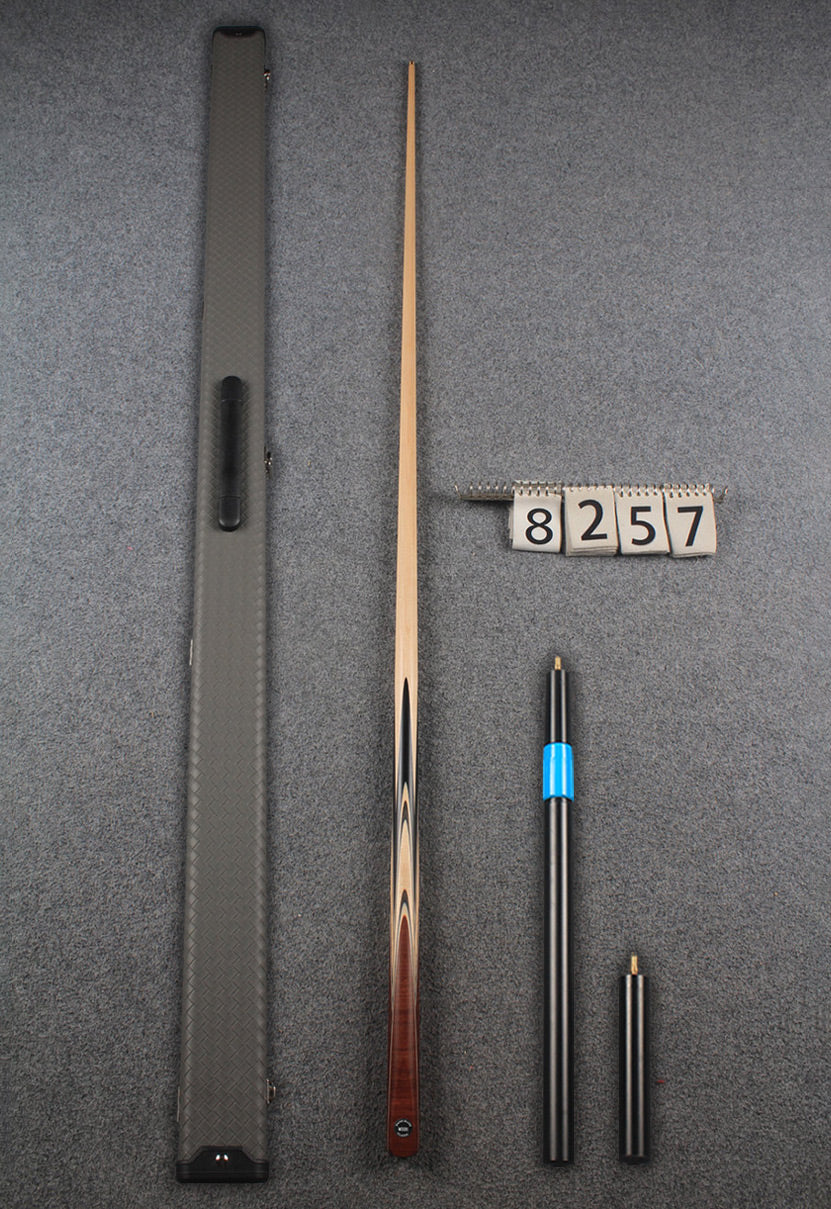 1 piece maple snooker cue # 8257 WOODS CUES
