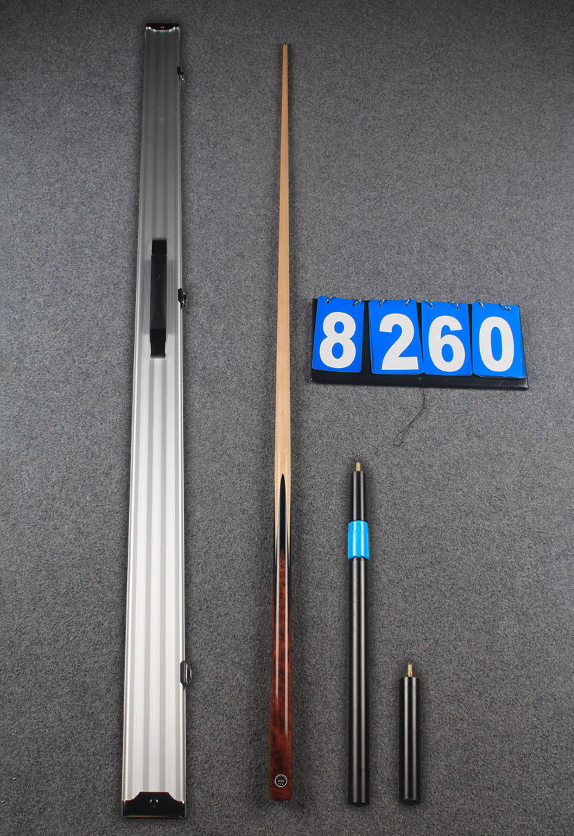 ★★★  1 piece maple snooker cue # 8260 WOODS CUES