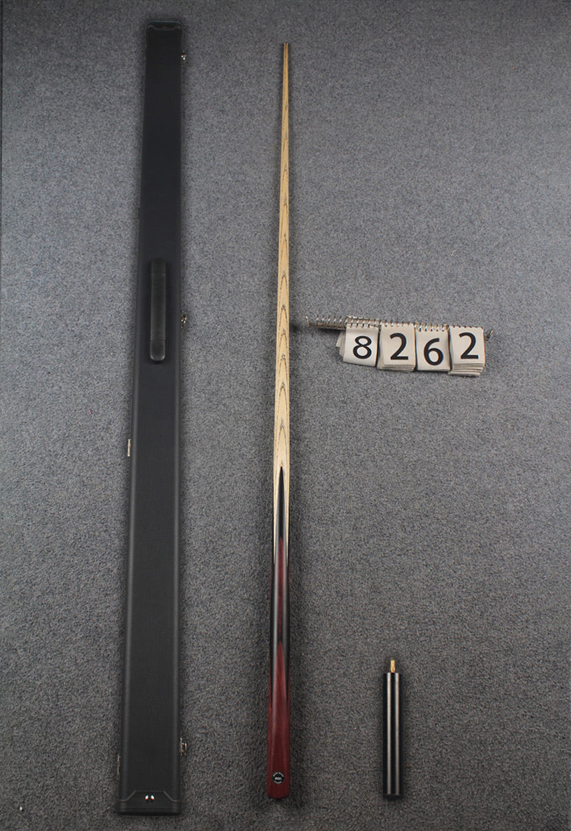 1 piece ash english pool cue # 8262 WOODS CUES