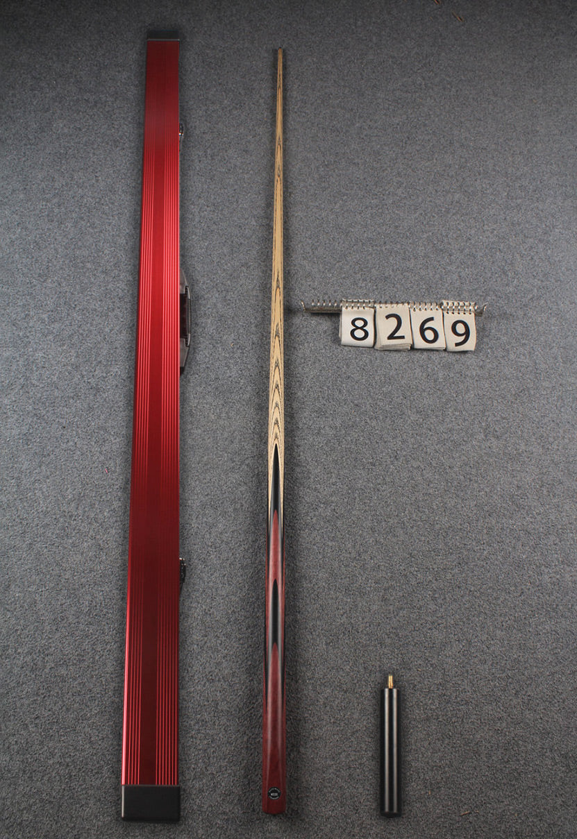 1 piece ash 59" english pool cue  #8269 WOODS CUES