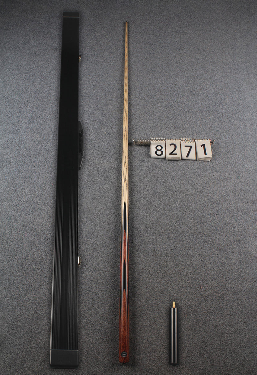 1 piece ash 59" english pool cue  #8271 WOODS CUES