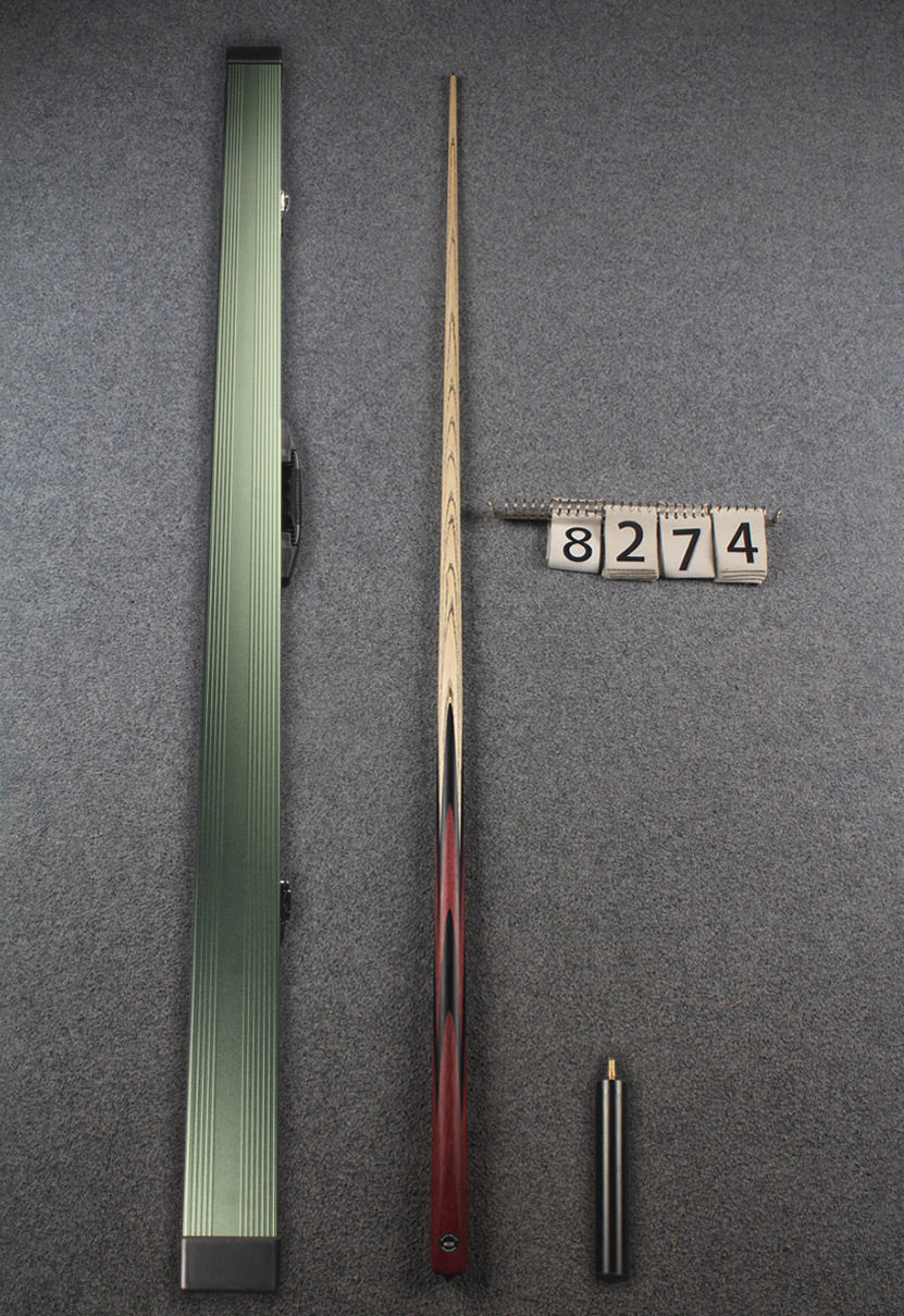 1 piece ash 59" english pool cue  #8274 WOODS CUES