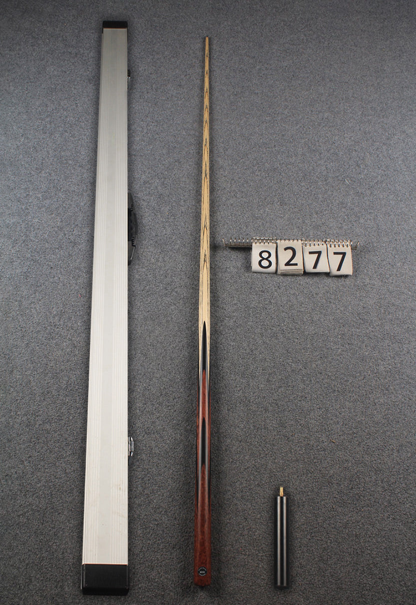 1 piece ash 59" english pool cue  #8277 WOODS CUES