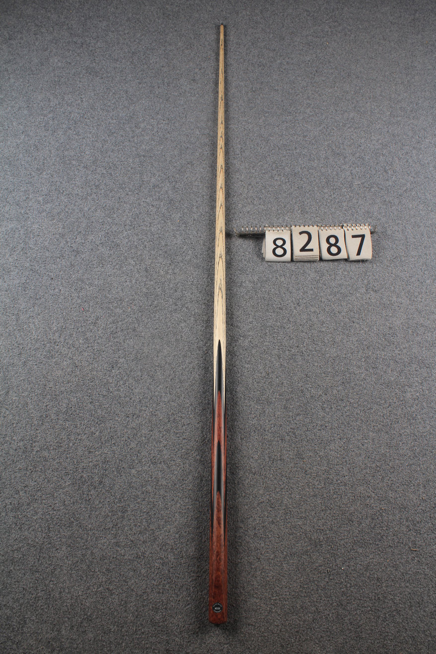 1 piece ash 59" snooker cue  #8287 WOODS CUES