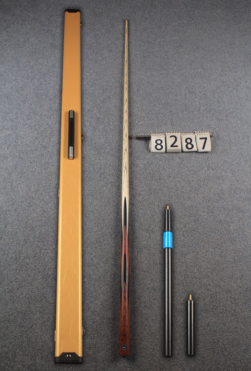 1 piece ash 59" snooker cue  #8287 WOODS CUES