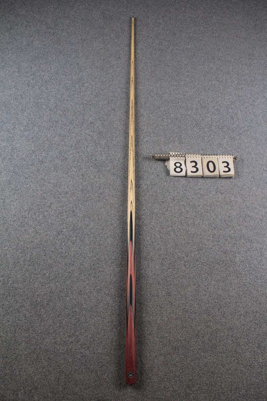 1 piece ash 60" snooker cue  #8303 WOODS CUES
