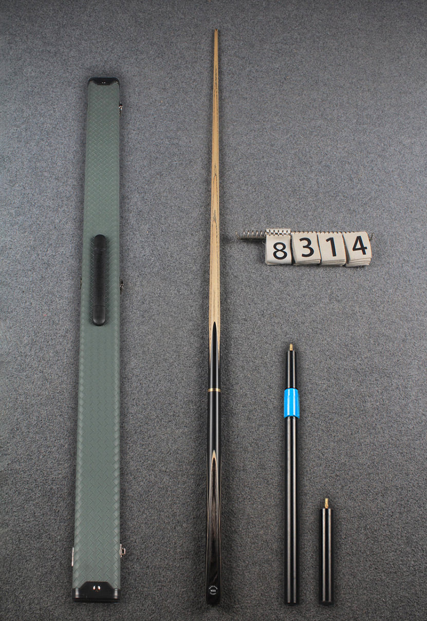 3/4 ash snooker cue  #8314 WOODS CUES