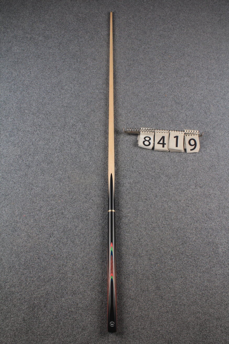 3/4 maple snooker cue #8419 WOODS CUES