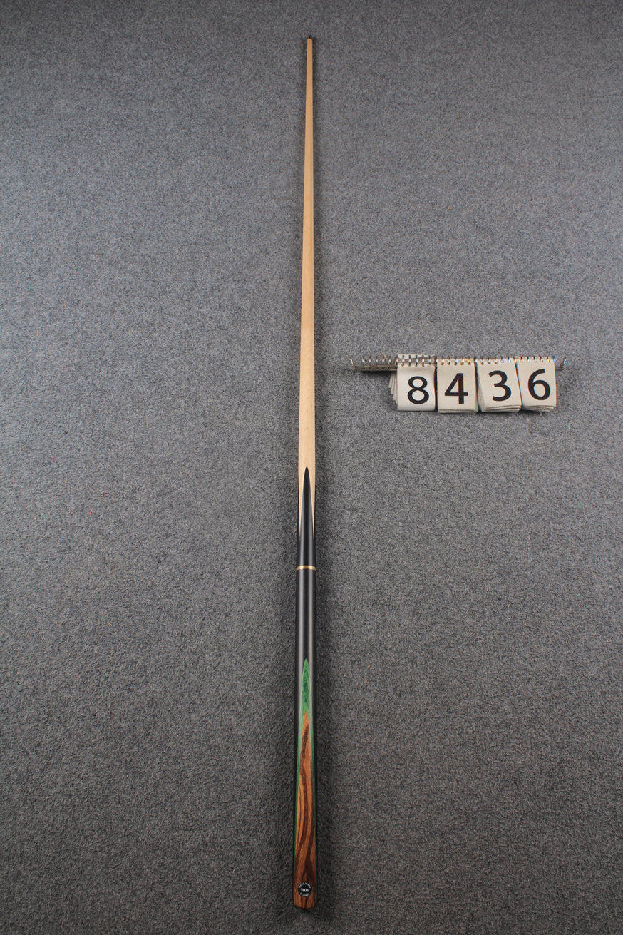 3/4 maple snooker cue #8436