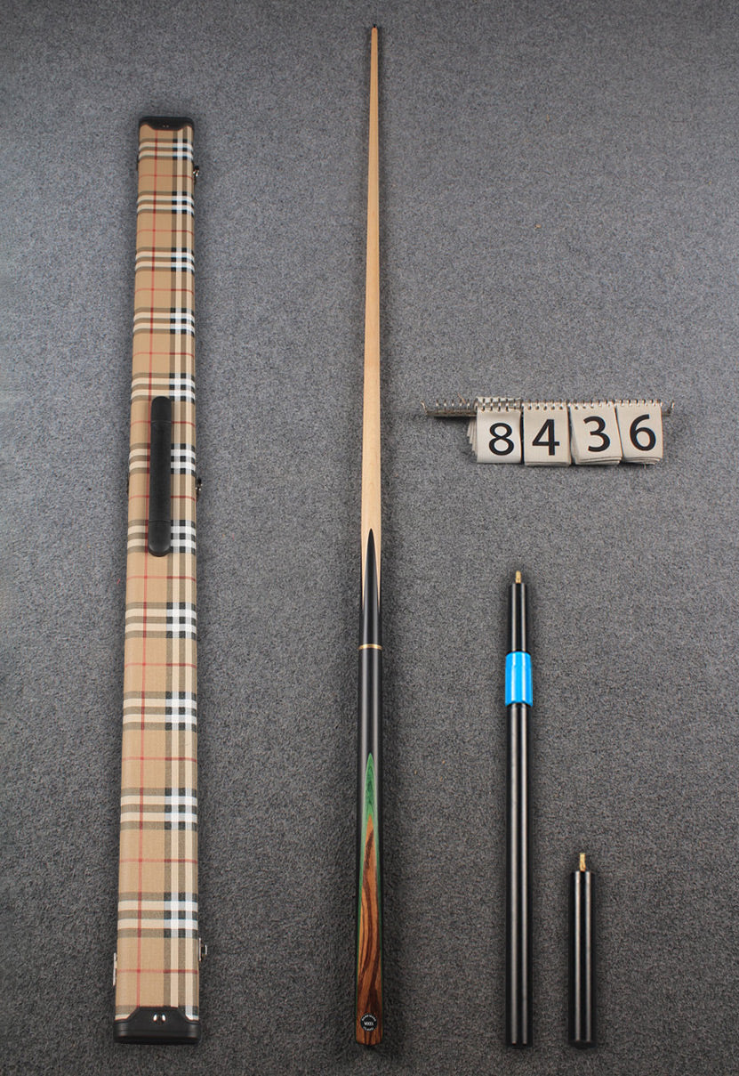 3/4 maple snooker cue #8436