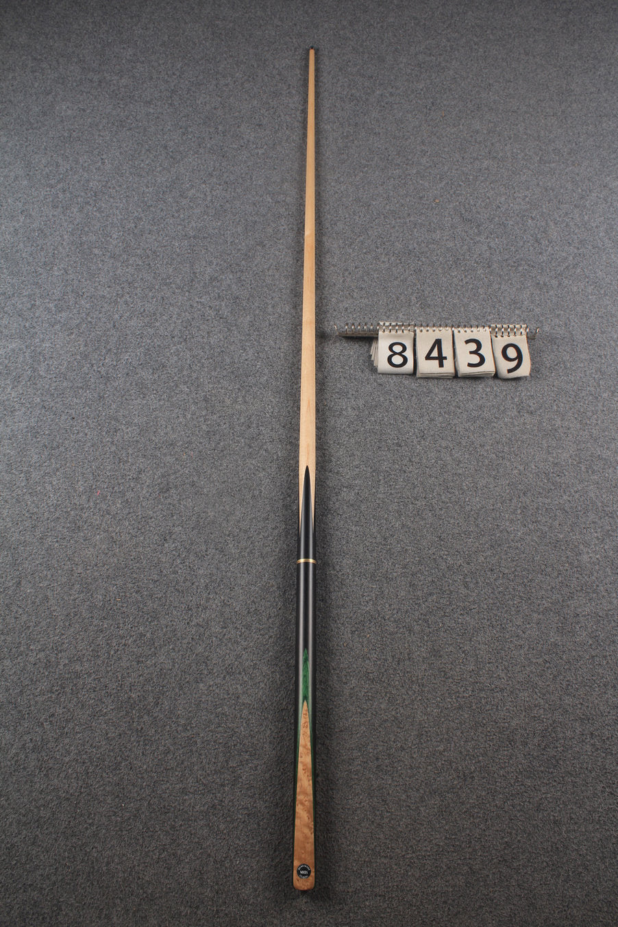 3/4 maple snooker cue #8439