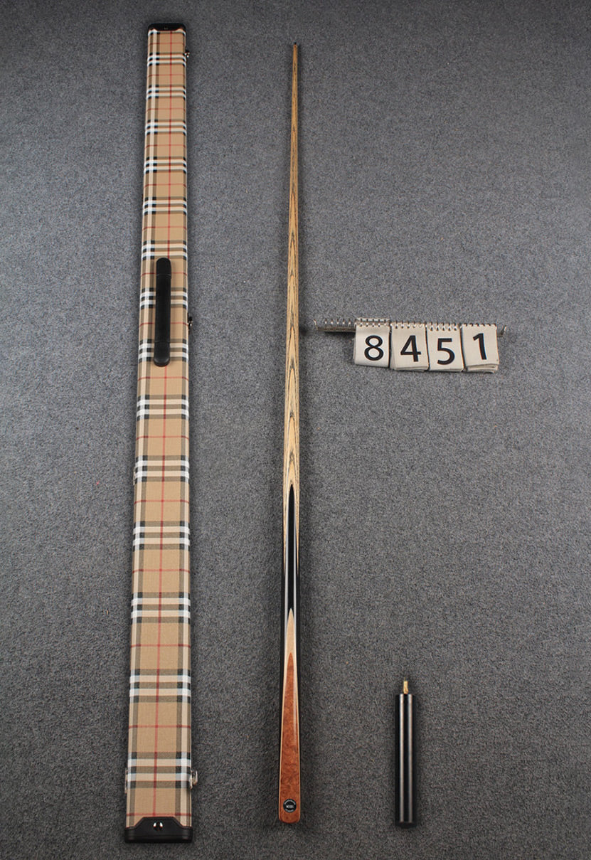 1 piece ash english pool cue  #8451