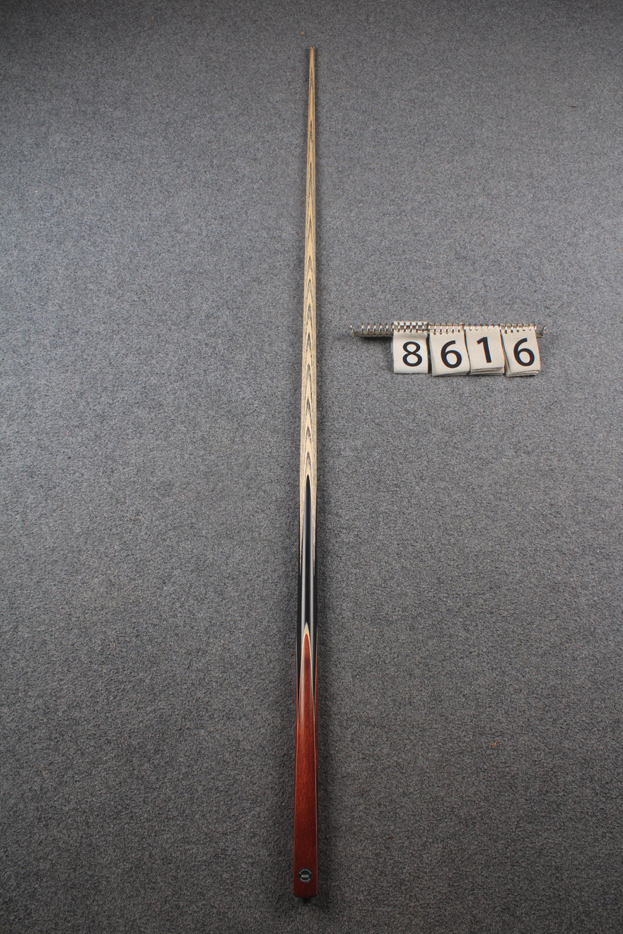 1 piece ash 61" snooker cue  #8616 WOODS CUES