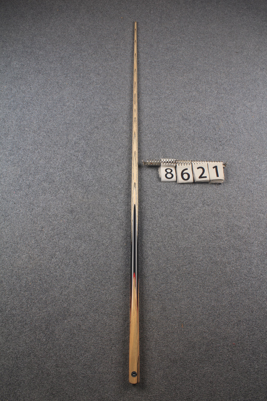 1 piece ash 61" snooker cue  #8621 WOODS CUES