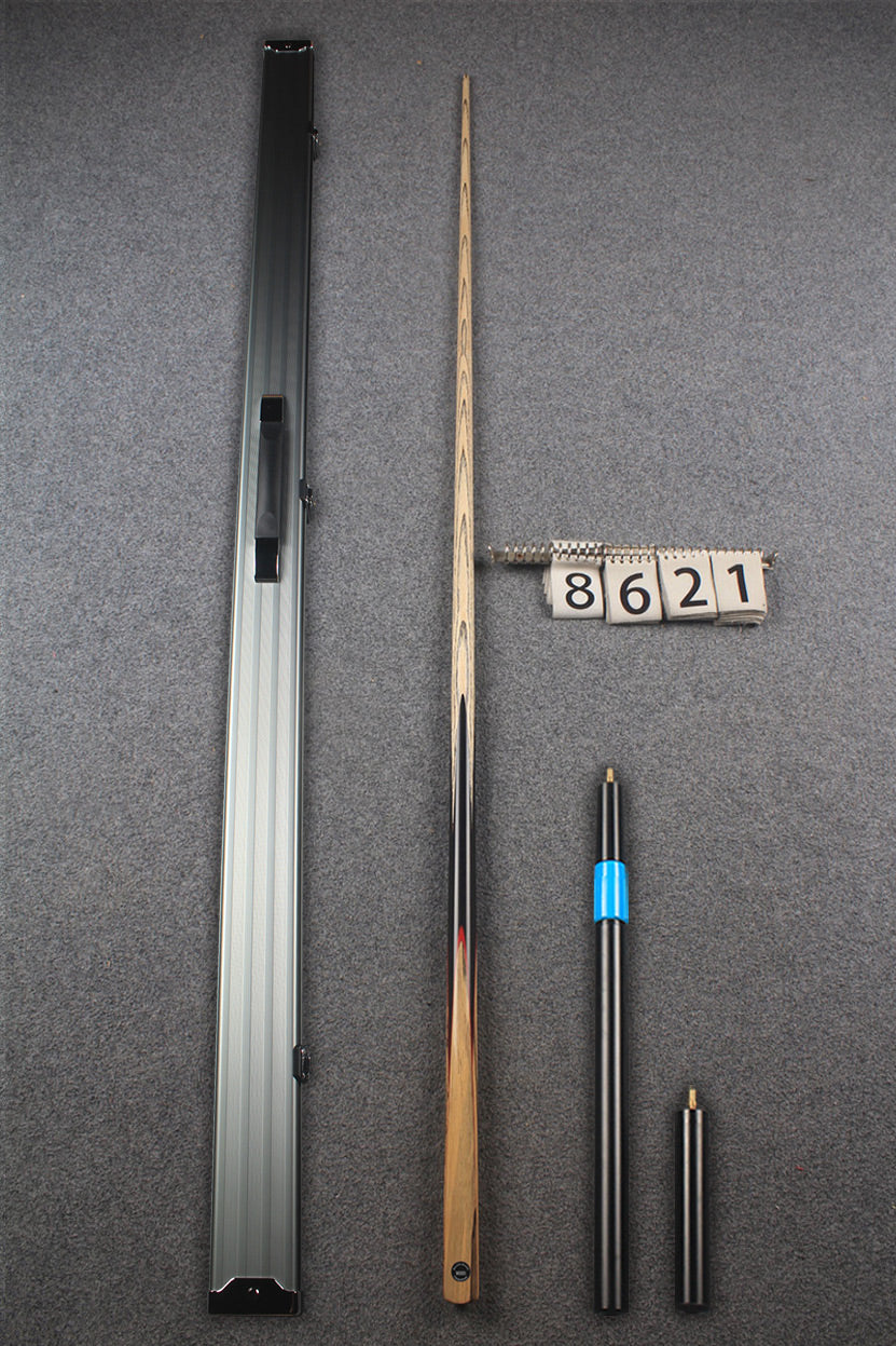 1 piece ash 61" snooker cue  #8621 WOODS CUES