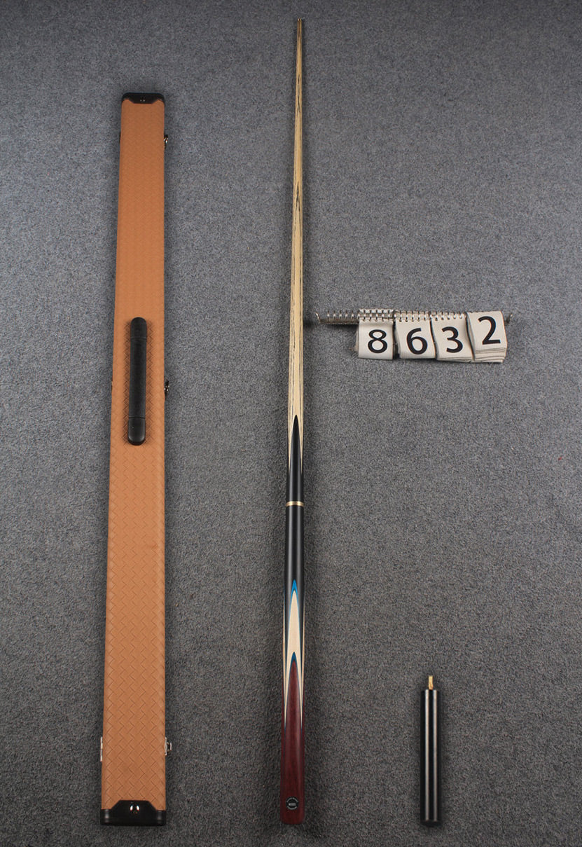 3/4 ash 59''  english pool cue  #8632 WOODS CUES