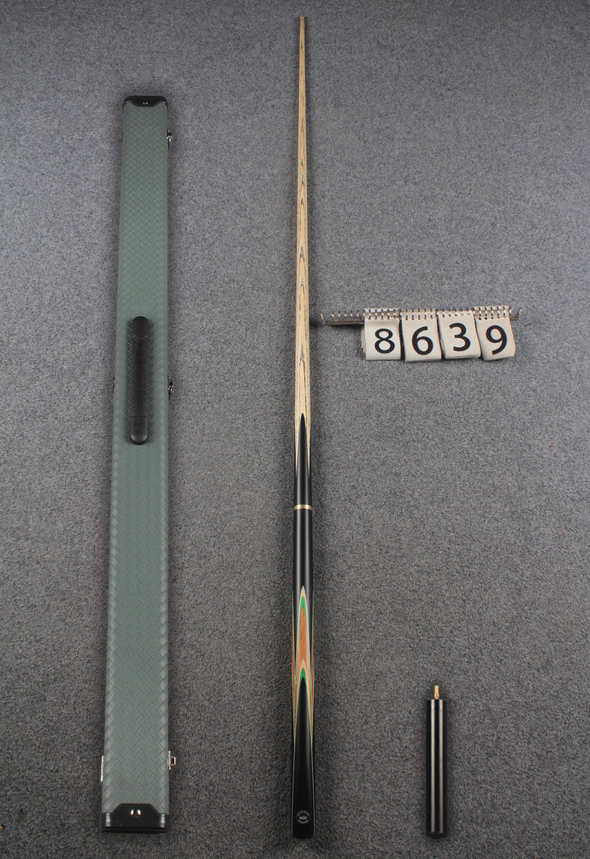 3/4 ash 59'' english pool cue  #8639 WOODS CUES