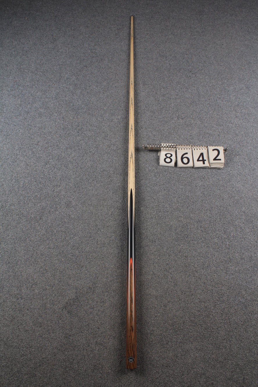 1 piece ash 62" snooker cue  #8642 WOODS CUES