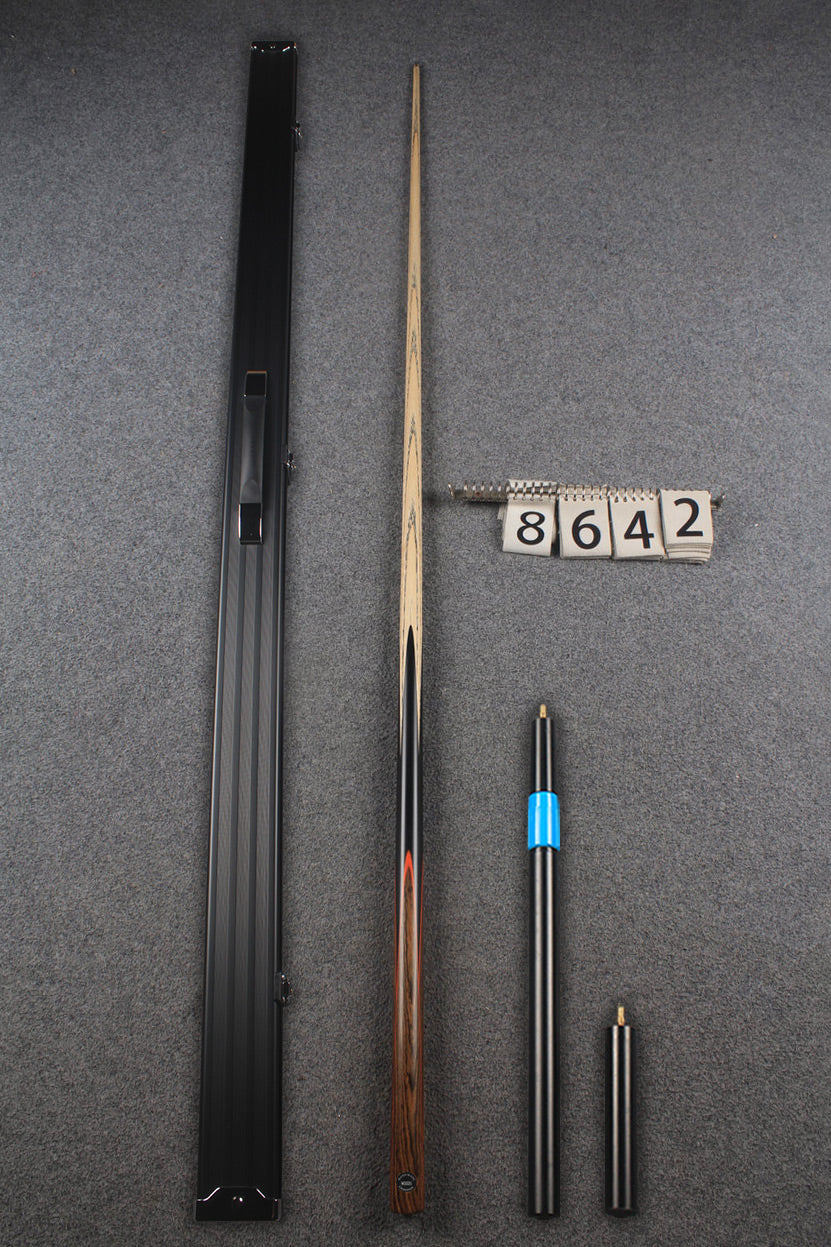 1 piece ash 62" snooker cue  #8642 WOODS CUES