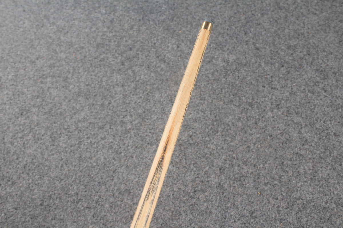 1 piece ash 62" snooker cue  #8644 WOODS CUES