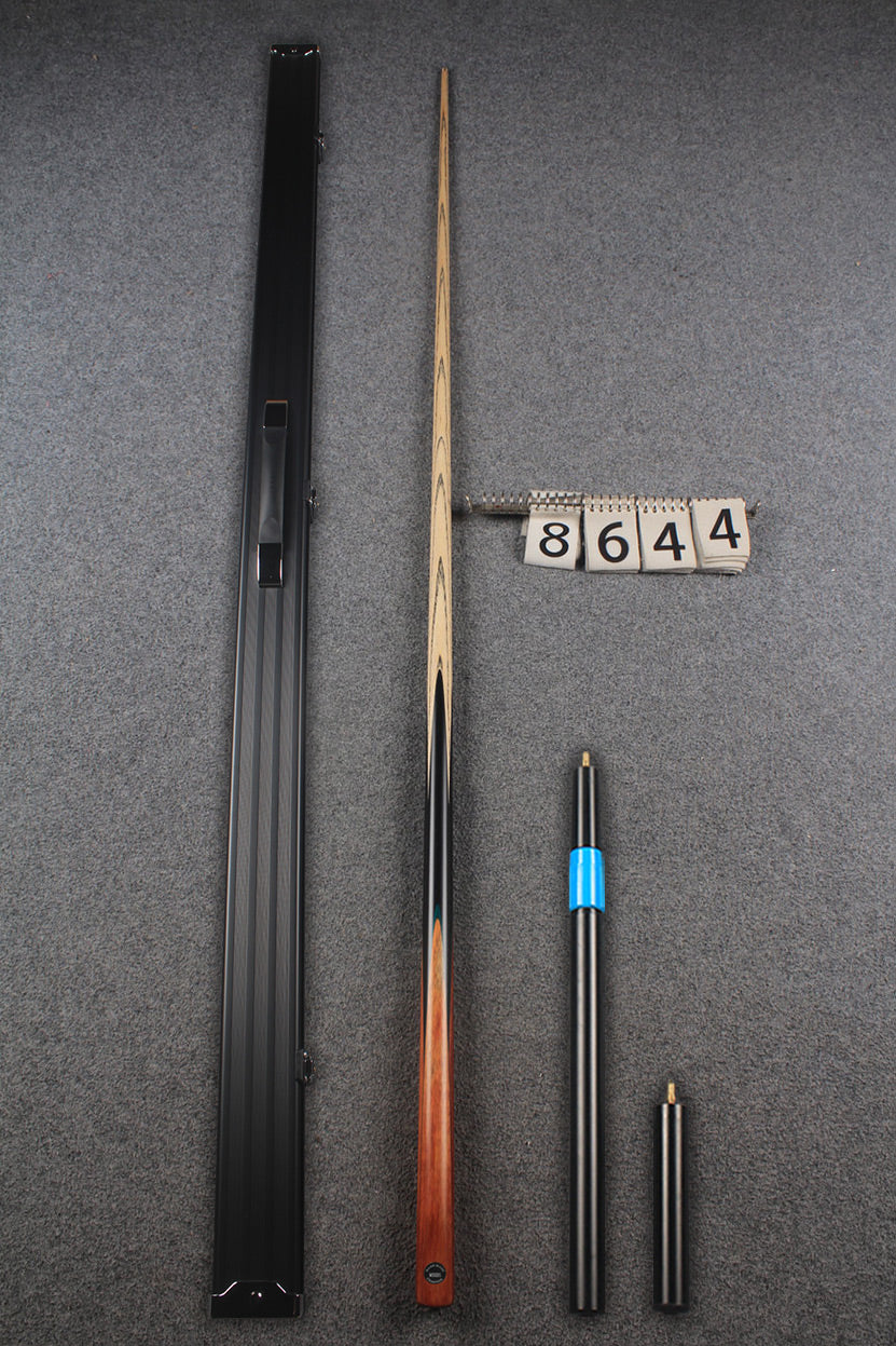1 piece ash 62" snooker cue  #8644 WOODS CUES