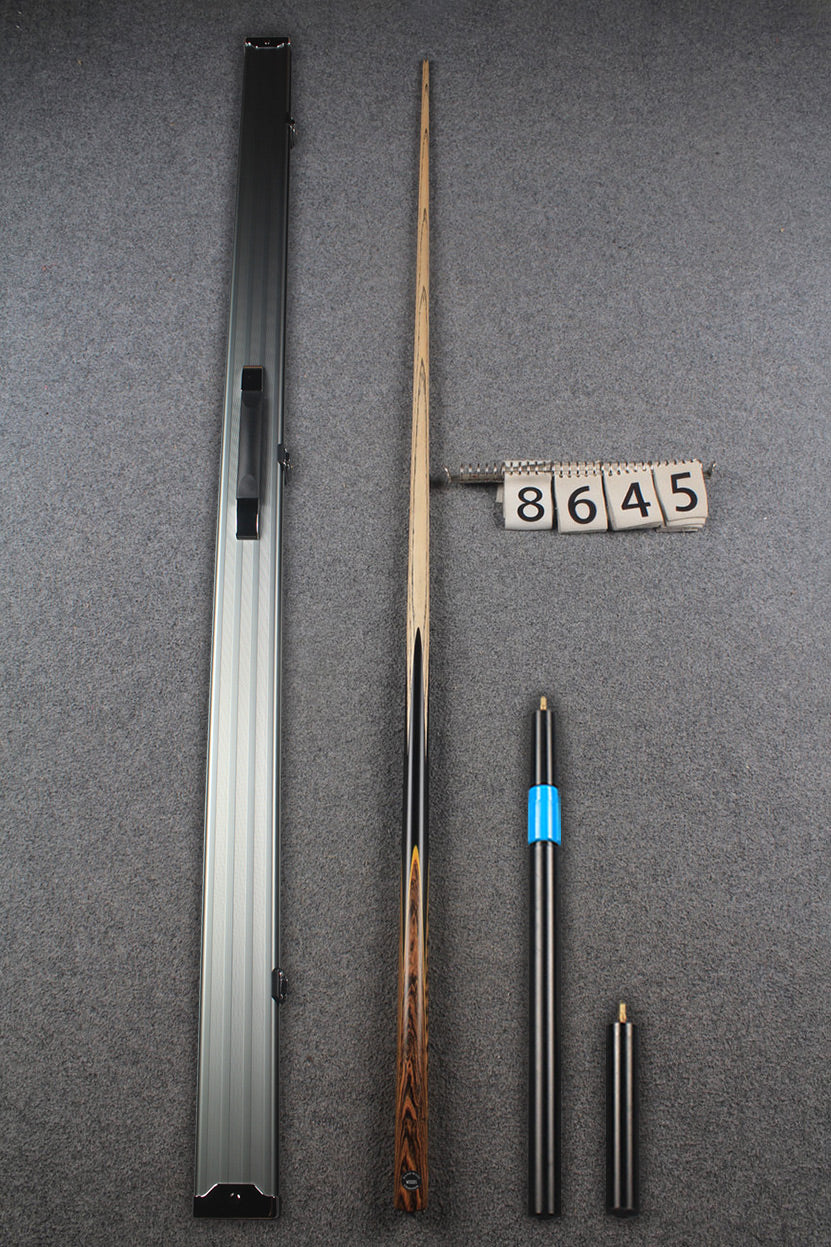 1 piece ash 62" snooker cue  #8645 WOODS CUES