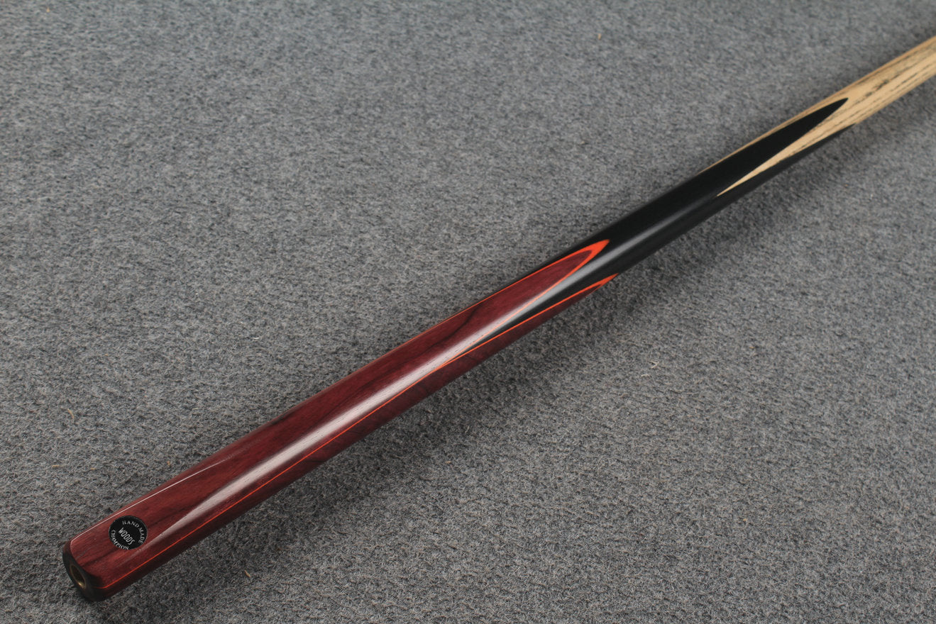 1 piece ash 62" snooker cue  #8646 WOODS CUES