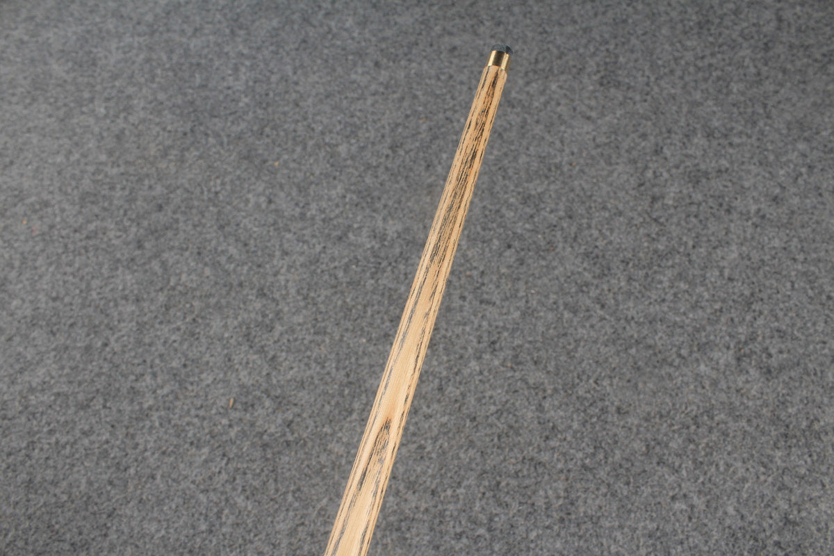 1 piece ash 62" snooker cue  #8646 WOODS CUES
