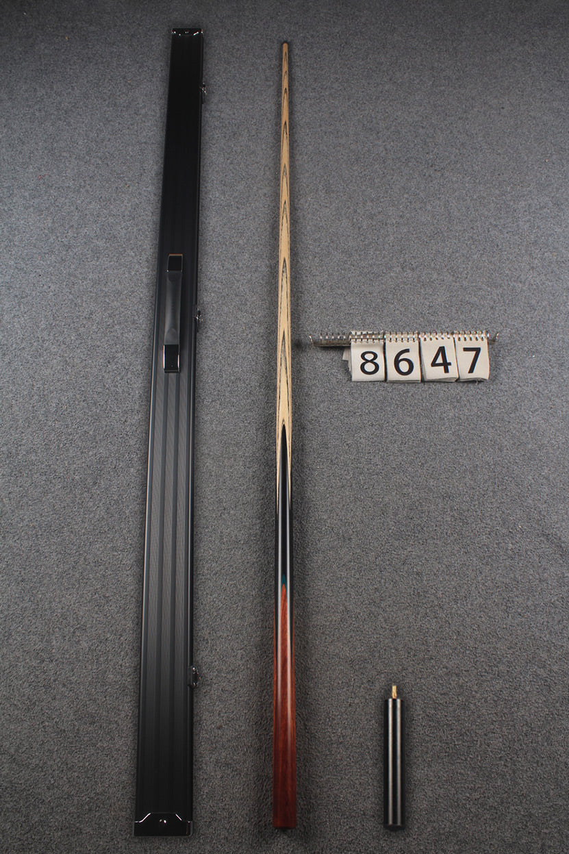 1 piece ash 62" chinese 8 ball pool cue  #8647 WOODS CUES