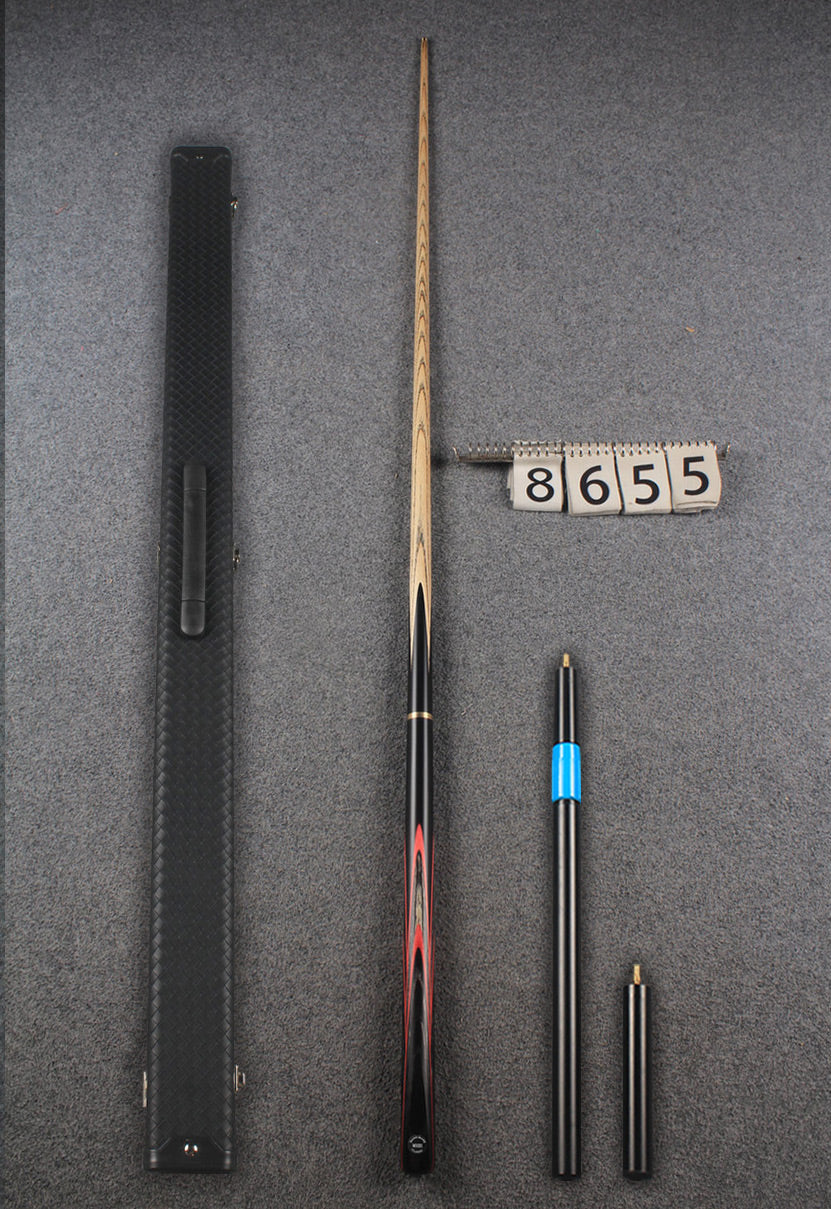 3/4 ash 59''  snooker cue  #8655 WOODS CUES