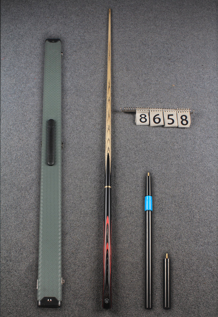 3/4 ash 59''  snooker cue  #8658 WOODS CUES