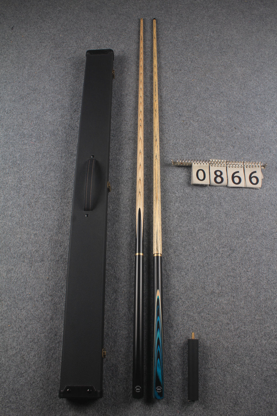 3/4 ASH chinese 8 ball pool cue + break cue + case # 866