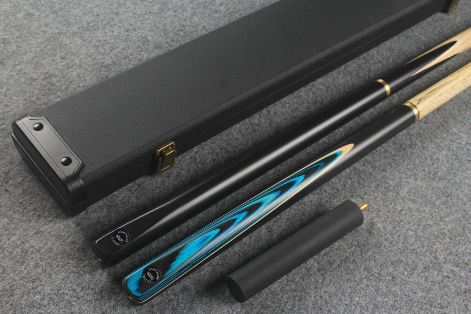 3/4 ASH chinese 8 ball pool cue + break cue + case # 866