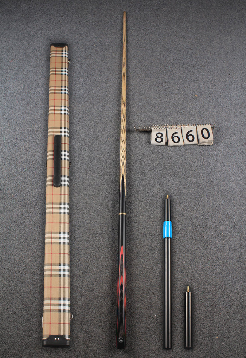 3/4 ash 59''  snooker cue  #8660 WOODS CUES