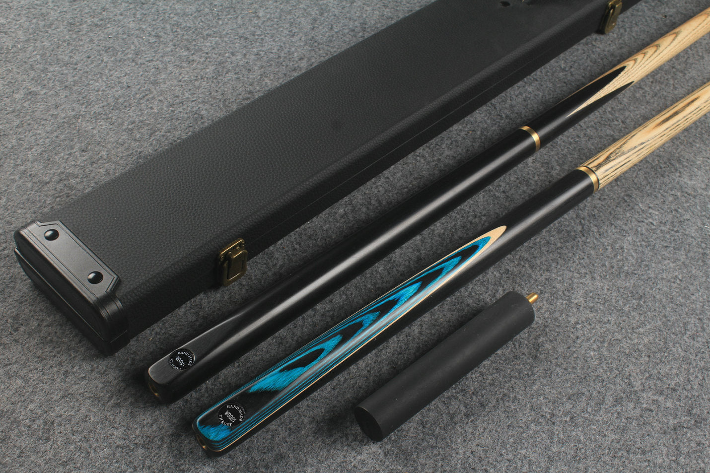 3/4 ASH chinese 8 ball pool cue + break cue + case # 868