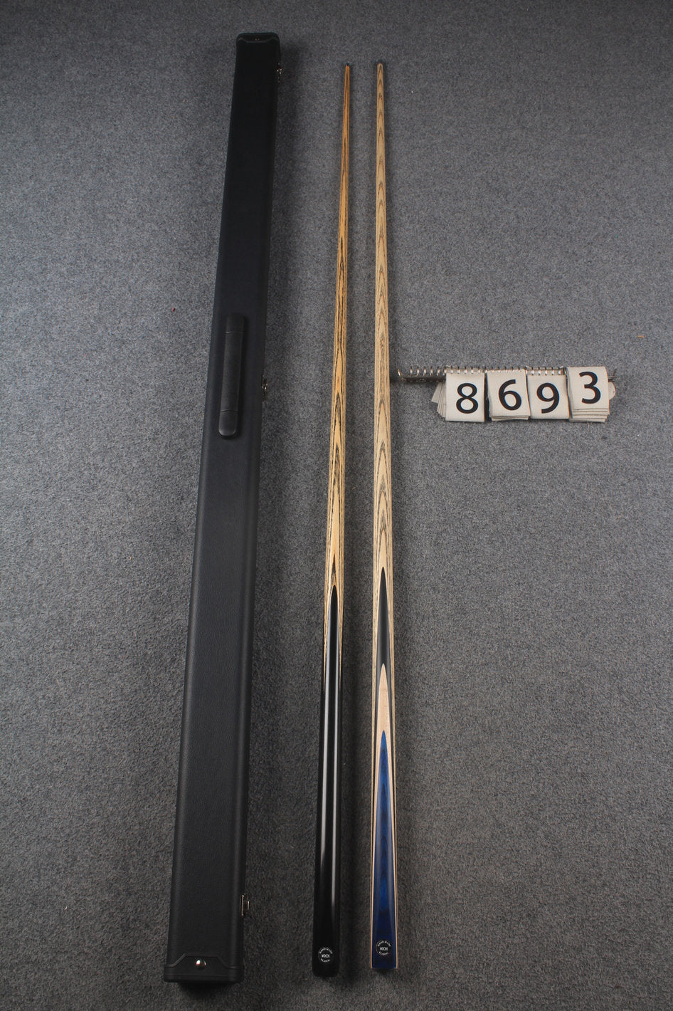 1 piece ASH english pool cue + break cue + case # 8693