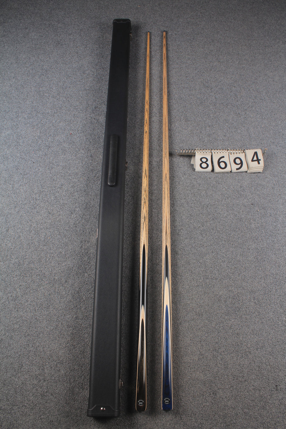 1 piece ASH english pool cue + break cue + case # 8694