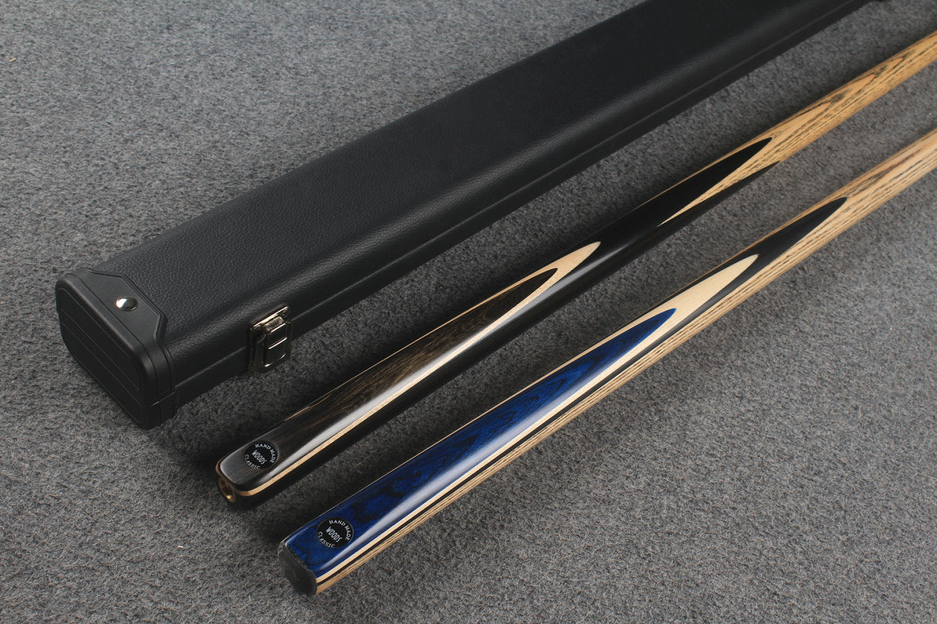 1 piece ASH english pool cue + break cue + case # 8694