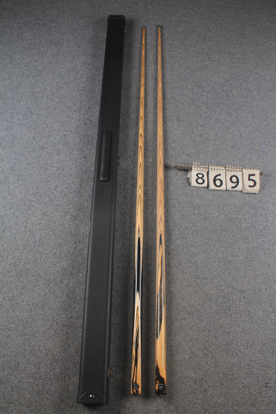 1 piece ASH english pool cue + break cue + case # 8695