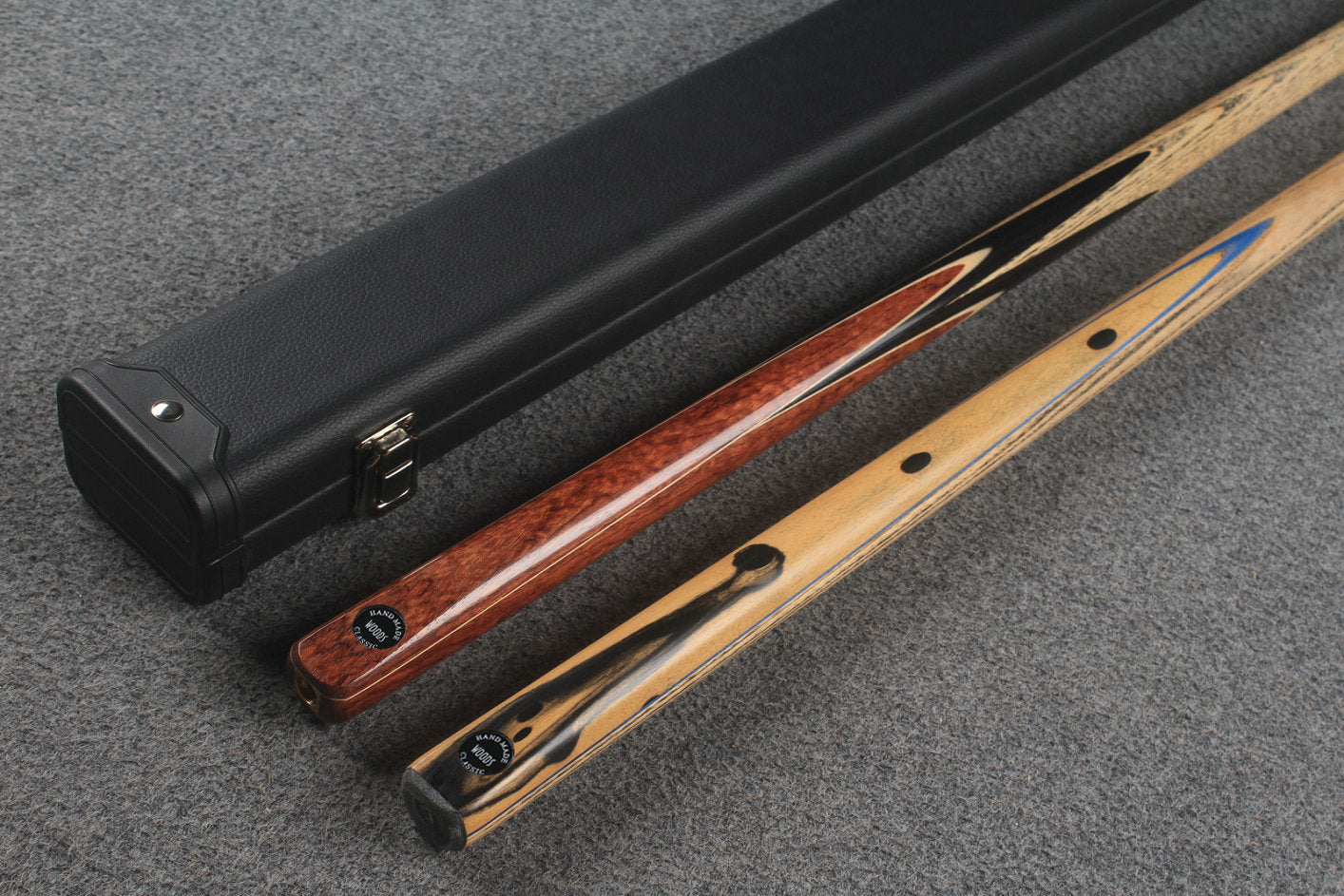 1 piece ASH english pool cue + break cue + case # 8696