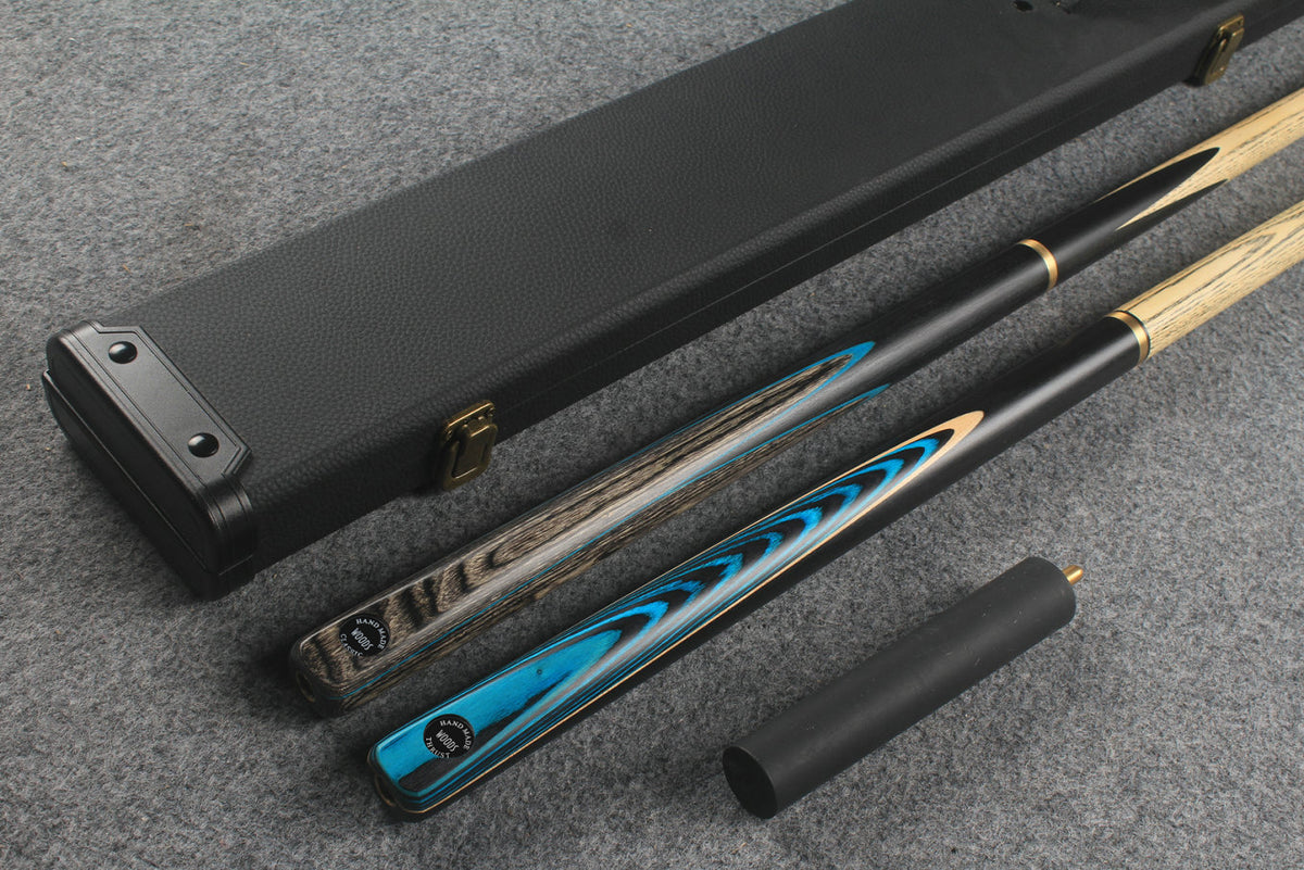3/4 ASH english pool cue + break cue + case # 870