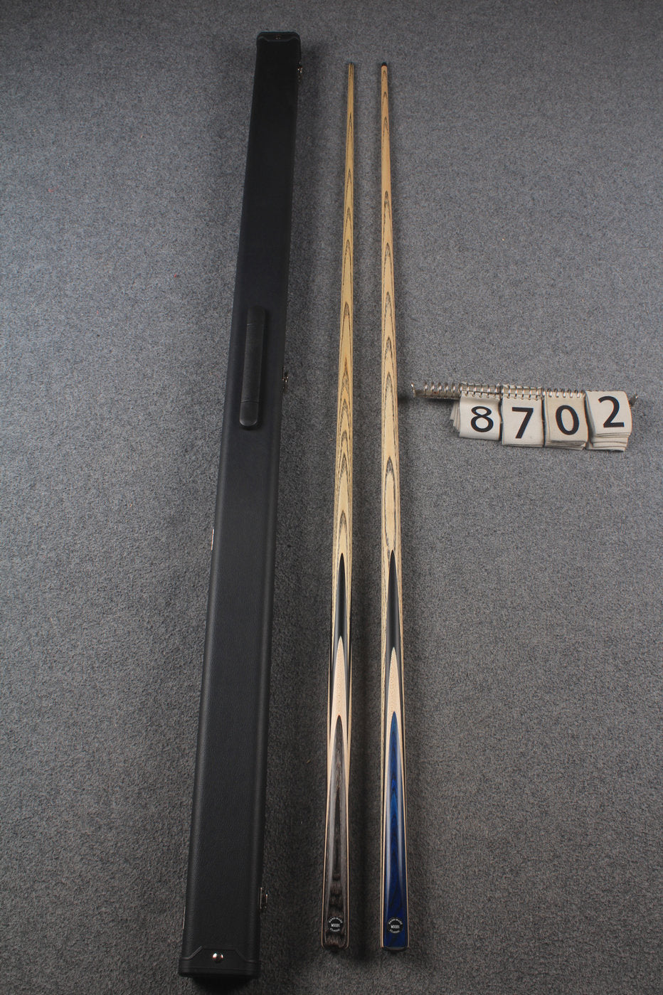 1 piece ASH english pool cue + break cue + case # 8702